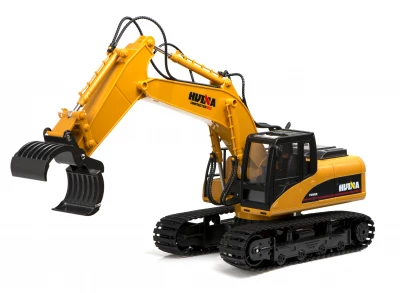 HUINA 1570 RC pásový bagr s hydraulickou rukou 16CH, 2,4GHz, 1:14