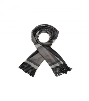Versoli D25 Dámska šál so strapcami 180 cm čierna