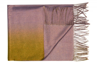 Versoli D38 Dámska šál so strapcami 180 cm fialová