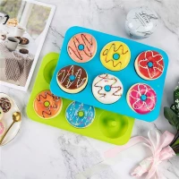 APT AG433D Silikonová forma na donuty modrá