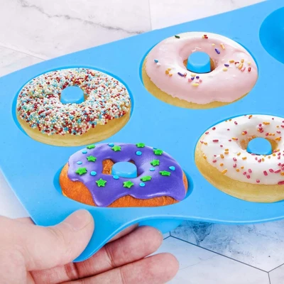APT AG433D Silikonová forma na donuty modrá