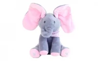 Effly Spievajúci plyšové sloníča - ružové