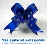 GFT Dárková mašle 10 ks - modrá 