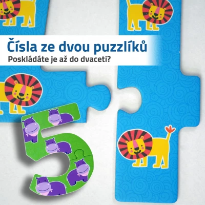 GFT Puzzle pre najmenších - čísla