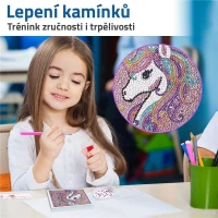 GFT Diamantové maľovanie pre deti - jednorožec veľký