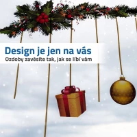 GFT Vianočné nálepky na okno - girlanda