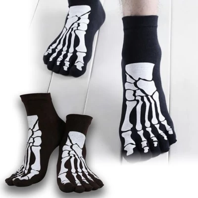 GFT Prstové ponožky - kostlivec