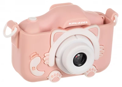Kruzzel 16951 Dětský digitální fotoaparát 16 GB růžový