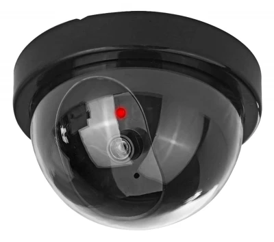 APT AG78 Atrapa bezpečnostní kamery s LED IR diodou - černá