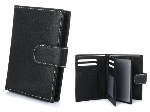 Alessandro Paoli K47 Pánska kožená peňaženka čierna