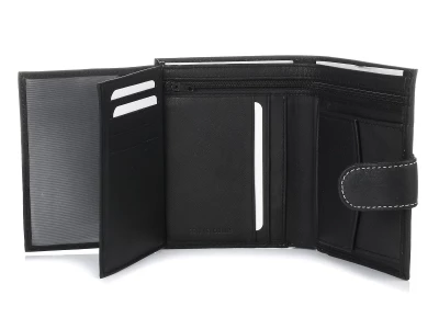 Alessandro Paoli K49 Pánska kožená peňaženka čierna