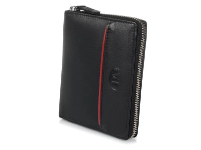 Pierre Andreus W67 Pánska kožená peňaženka RFID čierna