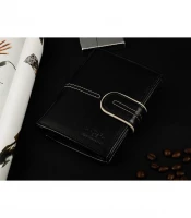 Alessandro Paoli K59 Pánska kožená peňaženka RFID čierna