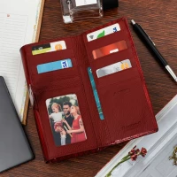 Alessandro Paoli Z20 Dámska kožená peňaženka RFID červená