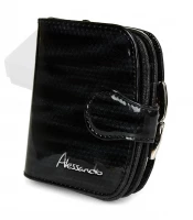 Alessandro Paoli Z15 Dámska kožená peňaženka čierna