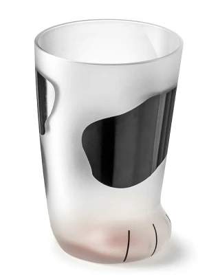 Master Sklenice kočičí tlapky 300 ml černo-bílá