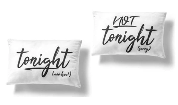 Master Dekorativní polštář tonight x not tonight