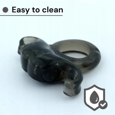 Sensual Vibrační kroužek knír, černá