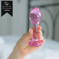 Sensual Skleněný anální kolík 10 cm