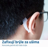 GFT Koncovky na brýle - bílé 