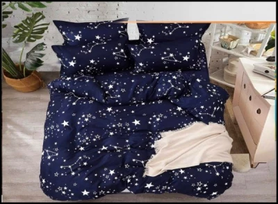 Rossetti A-4954 Povlečení bavlněný satén s prostěradlem; 220×200 cm, 2x 70×80 cm