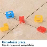 GFT Vymedzovacie krížiky na pokladanie dlažby 1,5 mm