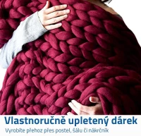 GFT Priadza na ručné pletenie - vínová