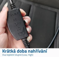 GFT Vyhrievaný poťah na sedadlo do auta