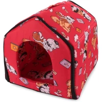 Verk 19003 Domeček pro psa, kočku 35 x 41 x 36 cm červený