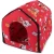 Verk 19003 Domeček pro psa, kočku 35 x 41 x 36 cm červený