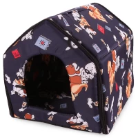 Verk 19003 Domeček pro psa, kočku 35 x 41 x 36 cm modrý