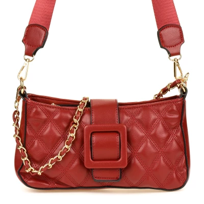 Versoli I12 Dámská crossbody kabelka vínová
