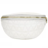 Galla I07 Kožená ledvinka šedá