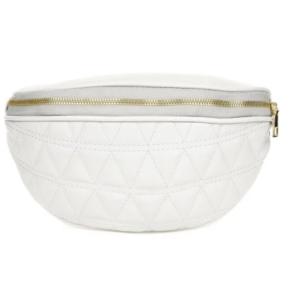 Galla I07 Kožená ledvinka šedá