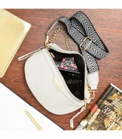 Galla I03 Dámská crossbody kabelka šedá