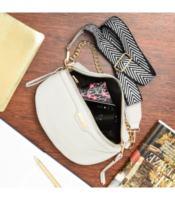 Galla I03 Dámská crossbody kabelka šedá