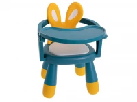 KIK KX5846 Detská stolička na kŕmenie modro žltá