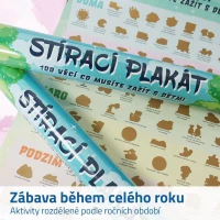 GFT Stírací plakát - 100 věcí co musíte zažít s dětmi 