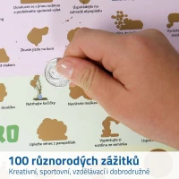 GFT Stírací plakát - 100 věcí co musíte zažít s dětmi 