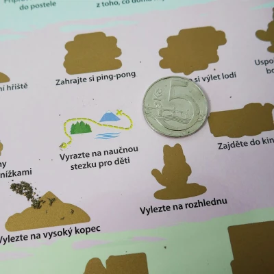 GFT Stírací plakát - 100 věcí co musíte zažít s dětmi 