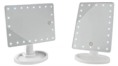 Pronett XJ3251 Kosmetické zrcátko 22 LED bílé