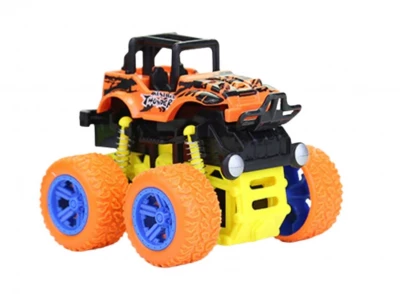 KIK Terénní auto Monster Truck 1:36 oranžovožluté