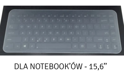 APT AK317B Silikonová ochrana na klávesnici notebooku transparentní 