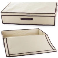 Verk 01341 Organizer do zásuvky na prádlo 80cm x 45cm x 15cm béžová