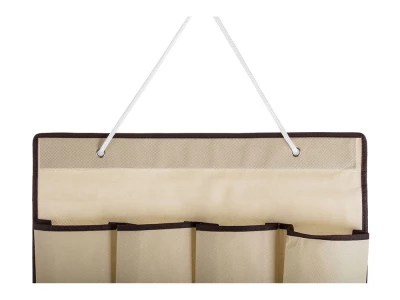 Verk 01348 Závěsný organizér s přihrádkami 128 x 45 cm béžová