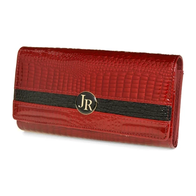 Julia Rosso X34 Dámská kožená peněženka RFiD červená