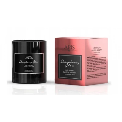 Apis Přírodní svíčka ze sojového vosku Raspberry Glow 220 g