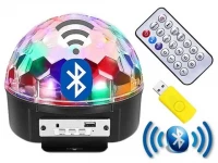 Verk 15899 LED Disko gule Bluetooth s diaľkovým ovládaním