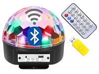 Verk 15899 LED Disko gule Bluetooth s diaľkovým ovládaním