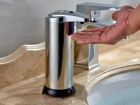 Verk 15918 Bezdotykový automatický dávkovač mýdla 200 ml chrom